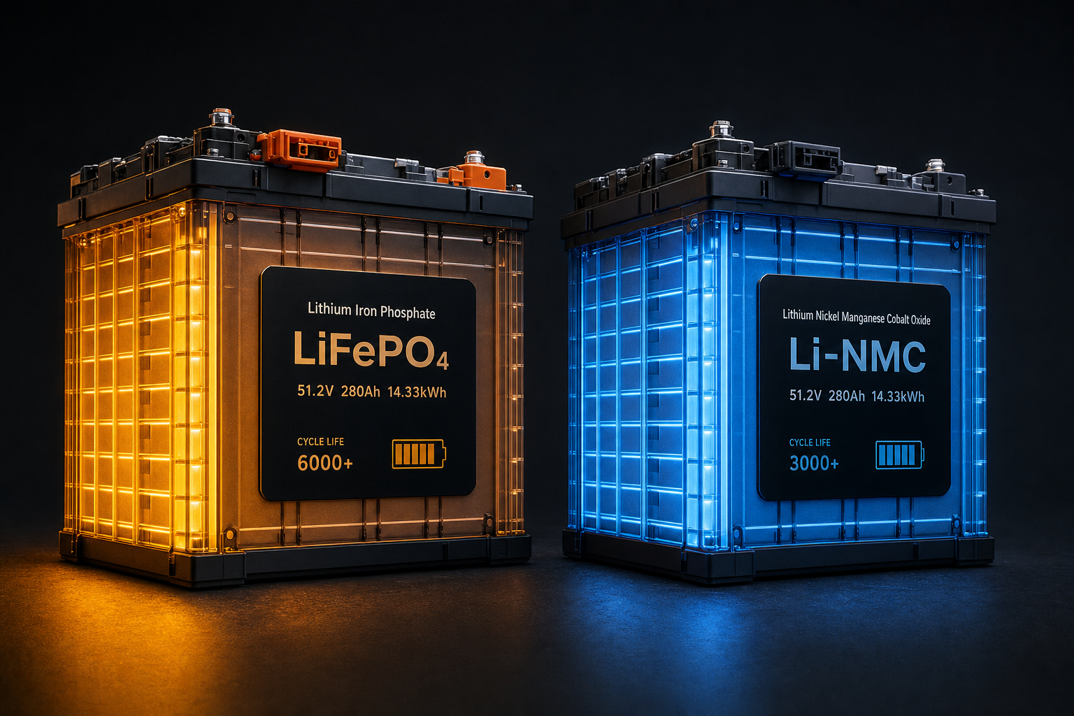 LFP vs NMC battery comparison